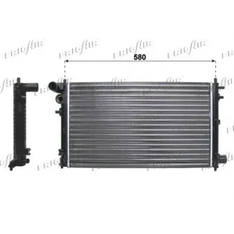 Radiateur, refroidissement du moteur FRIGAIR 0108.2069