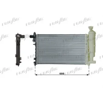 Radiateur, refroidissement du moteur FRIGAIR 0108.3047