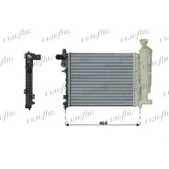 Radiateur, refroidissement du moteur FRIGAIR 0108.3048