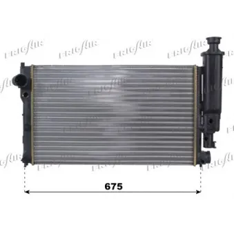Radiateur, refroidissement du moteur FRIGAIR 0108.3061