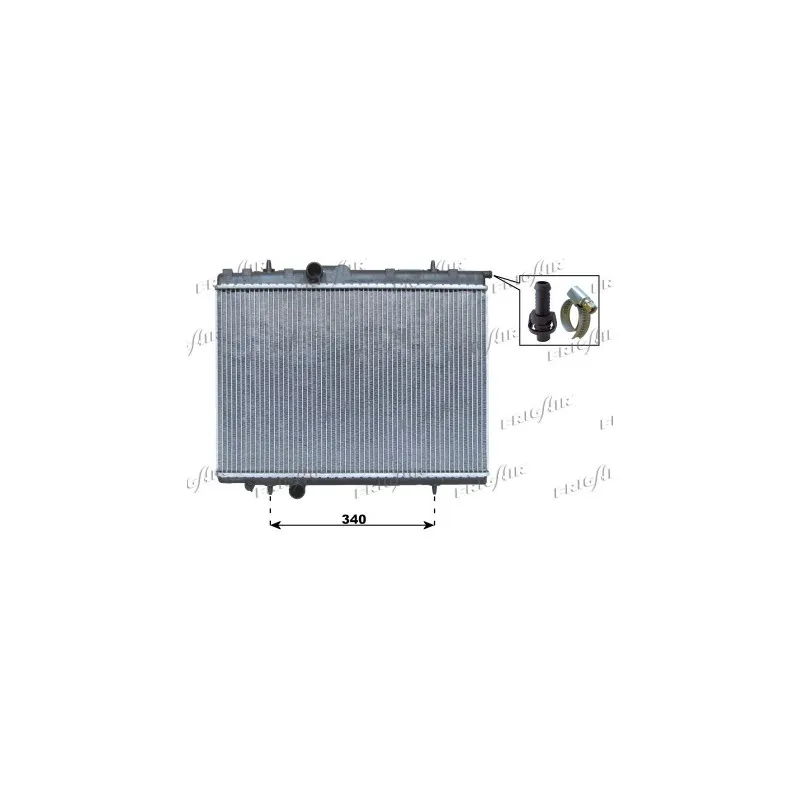 Radiateur, refroidissement du moteur FRIGAIR 0108.3069