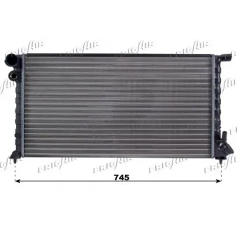 Radiateur, refroidissement du moteur FRIGAIR 0108.3070