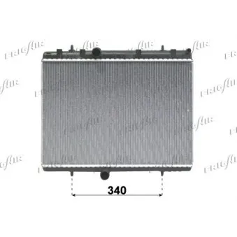 Radiateur, refroidissement du moteur FRIGAIR 0108.3075
