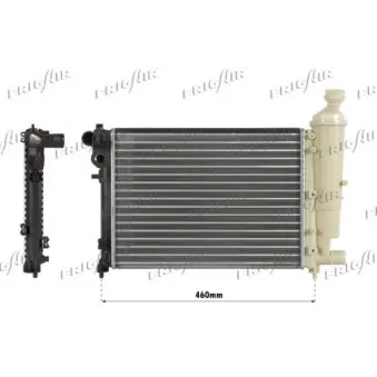 Radiateur, refroidissement du moteur FRIGAIR 0108.3078
