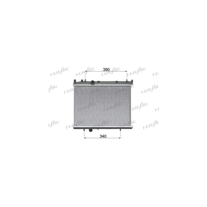 Radiateur, refroidissement du moteur FRIGAIR 0108.3080