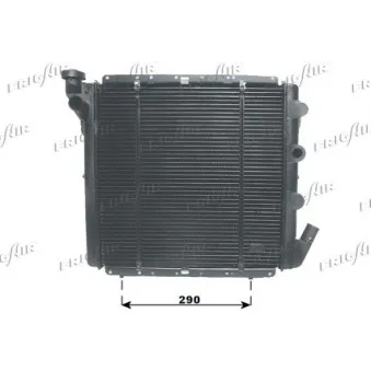Radiateur, refroidissement du moteur FRIGAIR 0109.2017