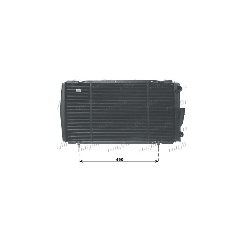 Radiateur, refroidissement du moteur FRIGAIR 0109.2045