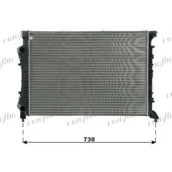 Radiateur, refroidissement du moteur FRIGAIR 0109.3011