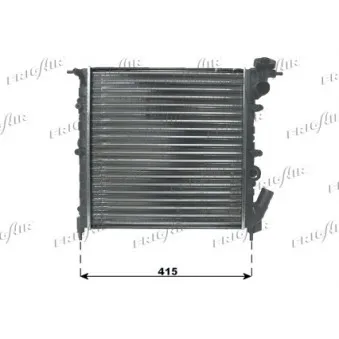Radiateur, refroidissement du moteur FRIGAIR 0109.3051