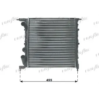 Radiateur, refroidissement du moteur FRIGAIR 0109.3053