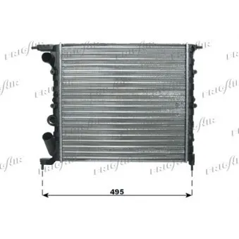 Radiateur, refroidissement du moteur FRIGAIR 0109.3054