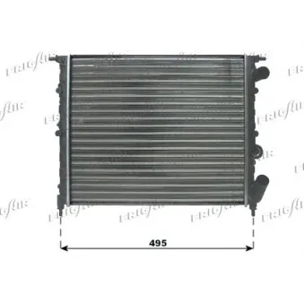 Radiateur, refroidissement du moteur FRIGAIR 0109.3055