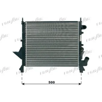 Radiateur, refroidissement du moteur FRIGAIR 0109.3071