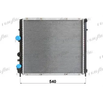 Radiateur, refroidissement du moteur FRIGAIR 0109.3083