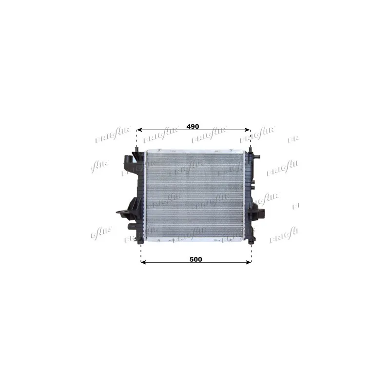 Radiateur, refroidissement du moteur FRIGAIR 0109.3084