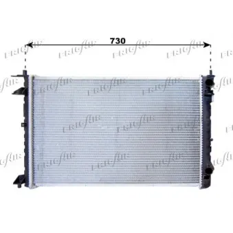 Radiateur, refroidissement du moteur FRIGAIR 0109.3085