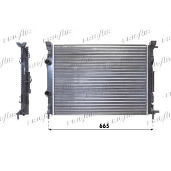 Radiateur, refroidissement du moteur FRIGAIR 0109.3090