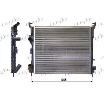 Radiateur, refroidissement du moteur FRIGAIR 0109.3091