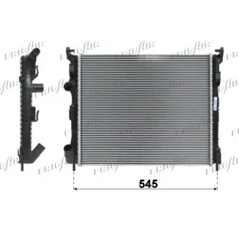 Radiateur, refroidissement du moteur FRIGAIR 0109.3093