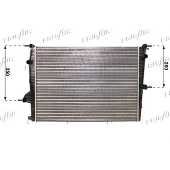 Radiateur, refroidissement du moteur FRIGAIR 0109.3098