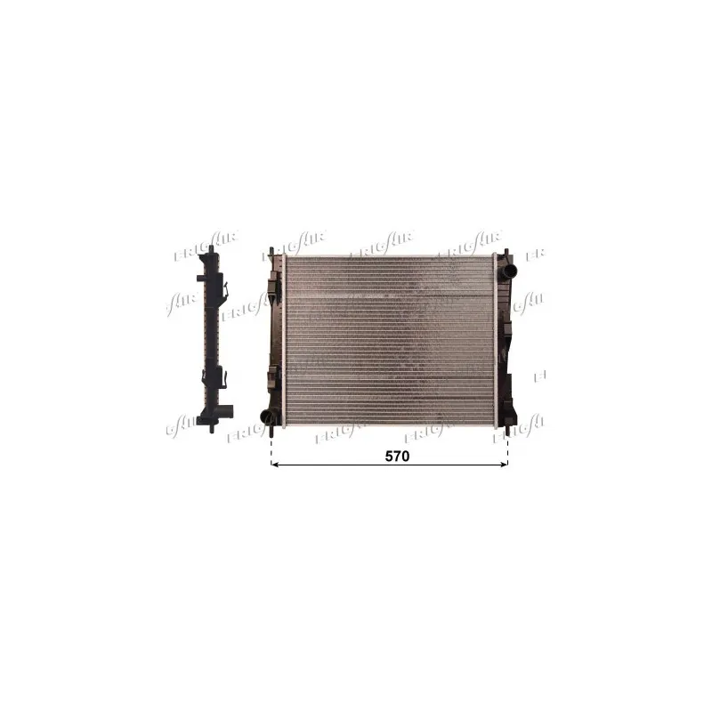 Radiateur, refroidissement du moteur FRIGAIR 0109.3108