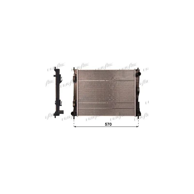 Radiateur, refroidissement du moteur FRIGAIR 0109.3109