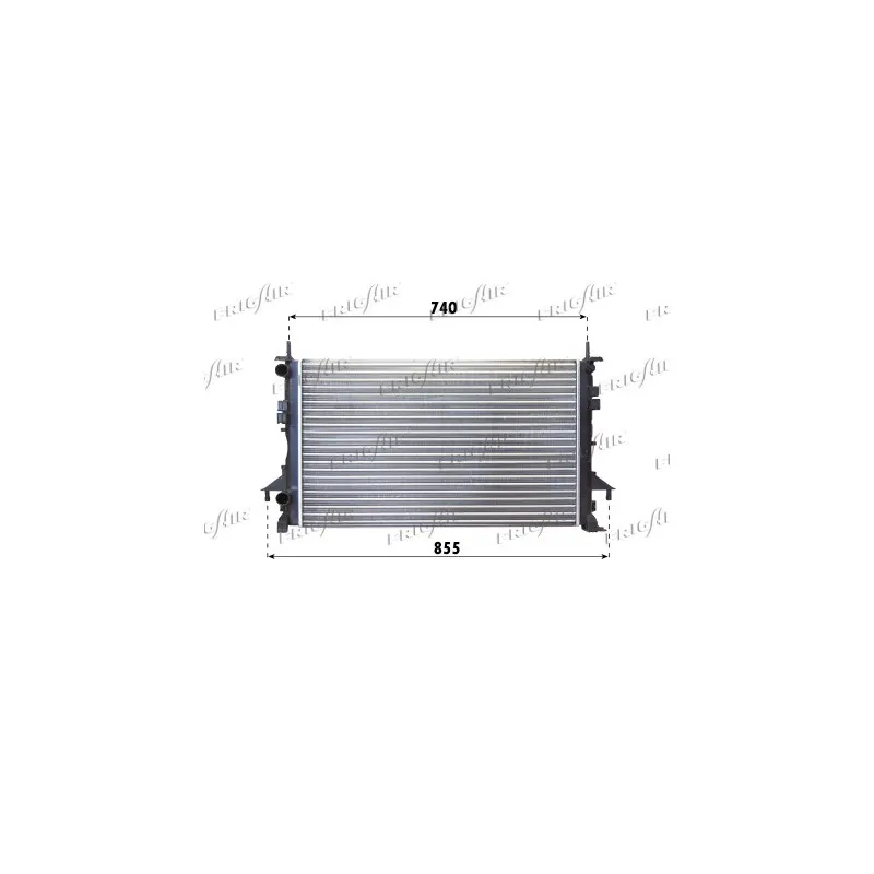 Radiateur, refroidissement du moteur FRIGAIR 0109.3114