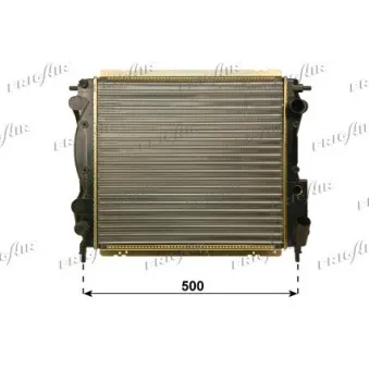 Radiateur, refroidissement du moteur FRIGAIR 0109.3119
