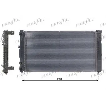 Radiateur, refroidissement du moteur FRIGAIR 0110.2003