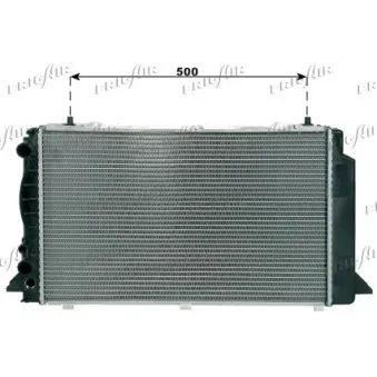 Radiateur, refroidissement du moteur FRIGAIR 0110.2049