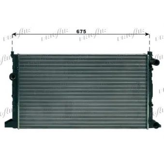 Radiateur, refroidissement du moteur FRIGAIR 0110.2060