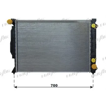 Radiateur, refroidissement du moteur FRIGAIR 0110.3007