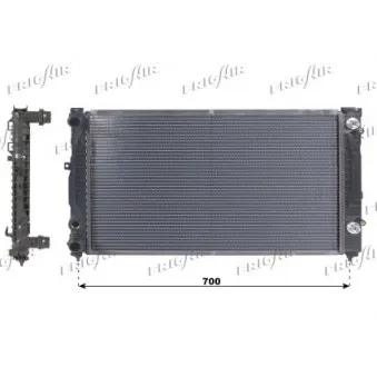 Radiateur, refroidissement du moteur FRIGAIR 0110.3008