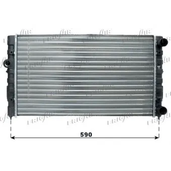 Radiateur, refroidissement du moteur FRIGAIR 0110.3013