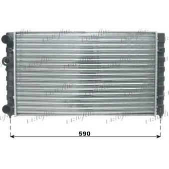 Radiateur, refroidissement du moteur FRIGAIR 0110.3014