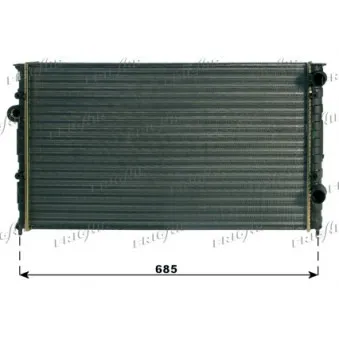 Radiateur, refroidissement du moteur FRIGAIR 0110.3026