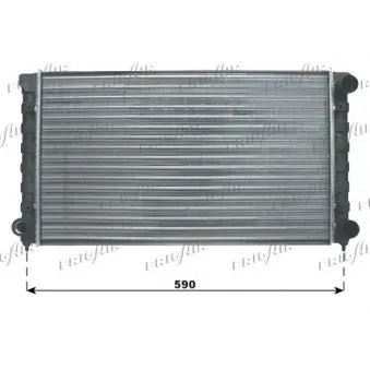Radiateur, refroidissement du moteur FRIGAIR 0110.3035