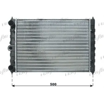 Radiateur, refroidissement du moteur FRIGAIR 0110.3038