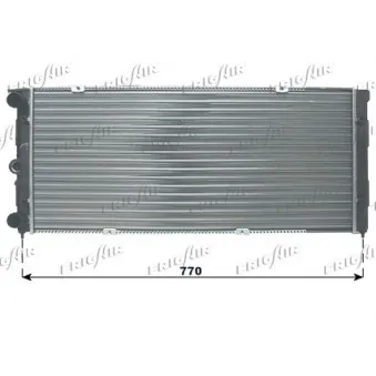 Radiateur, refroidissement du moteur FRIGAIR 0110.3041