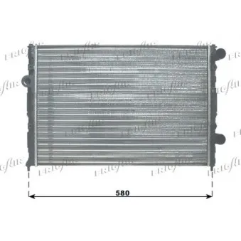 Radiateur, refroidissement du moteur FRIGAIR 0110.3063