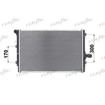 Radiateur, refroidissement du moteur FRIGAIR 0110.3066