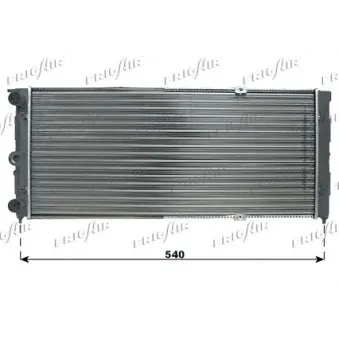 Radiateur, refroidissement du moteur FRIGAIR 0110.3078