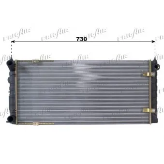 Radiateur, refroidissement du moteur FRIGAIR 0110.3085