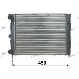 Radiateur, refroidissement du moteur FRIGAIR 0110.3086