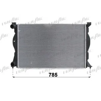 Radiateur, refroidissement du moteur FRIGAIR 0110.3139