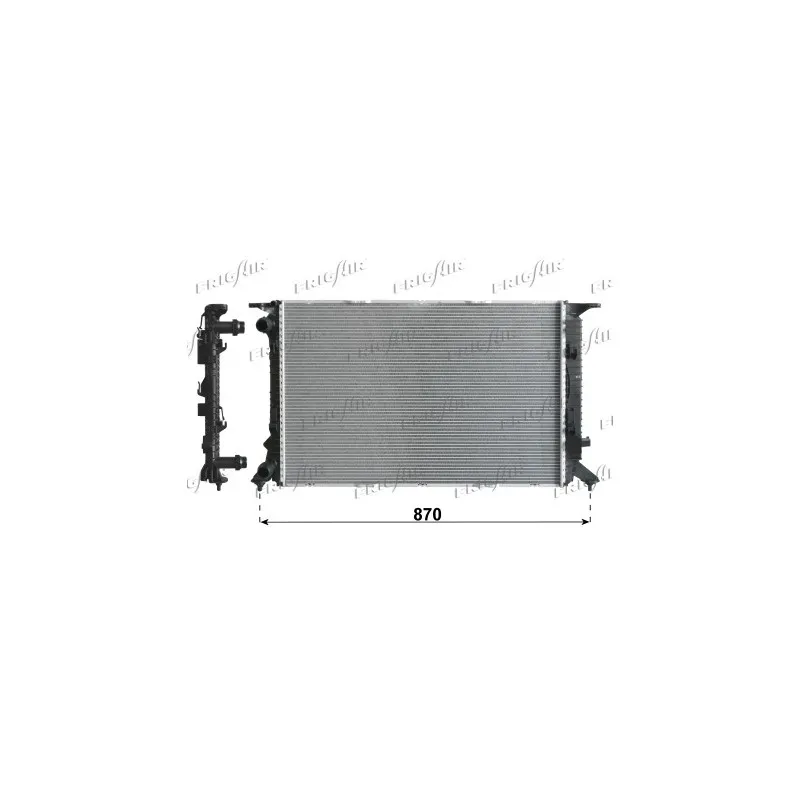 Radiateur, refroidissement du moteur FRIGAIR 0110.3142