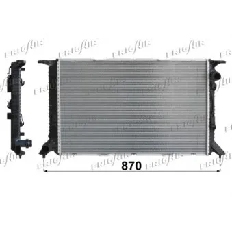 Radiateur, refroidissement du moteur FRIGAIR 0110.3147