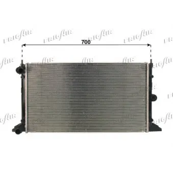 Radiateur, refroidissement du moteur FRIGAIR 0110.3163