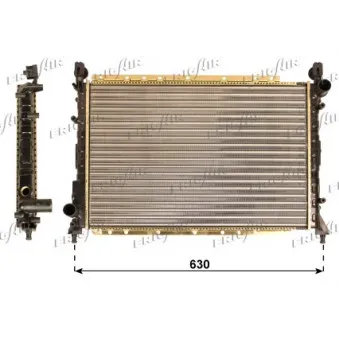 Radiateur, refroidissement du moteur FRIGAIR 0113.2004