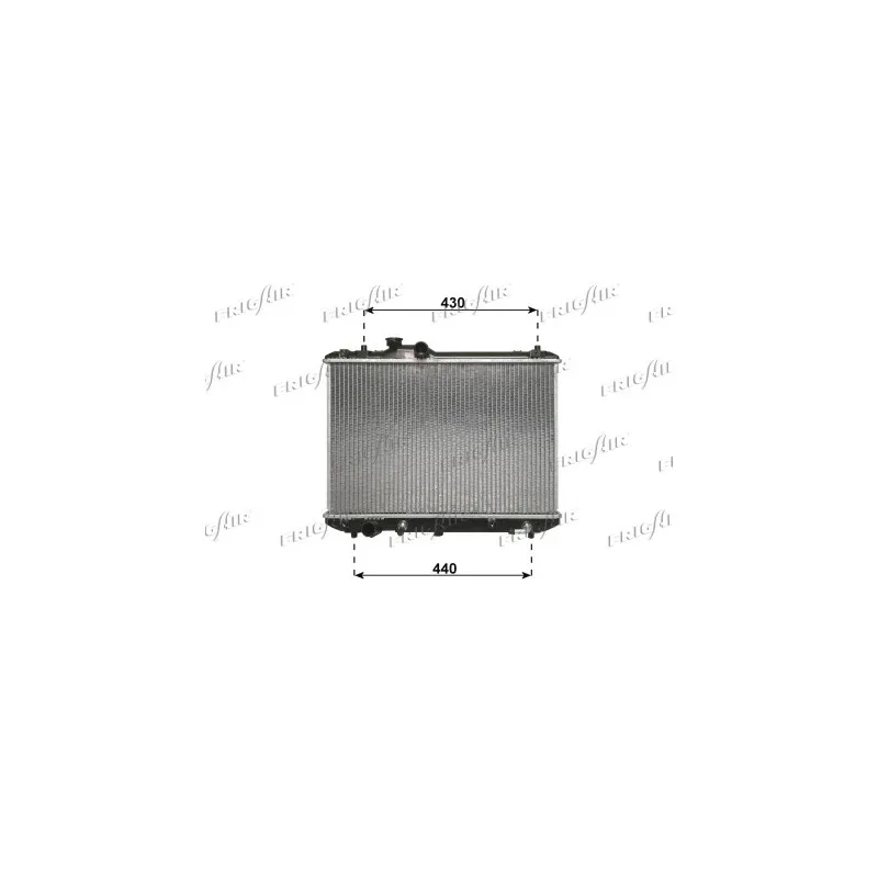 Radiateur, refroidissement du moteur FRIGAIR 0114.3036
